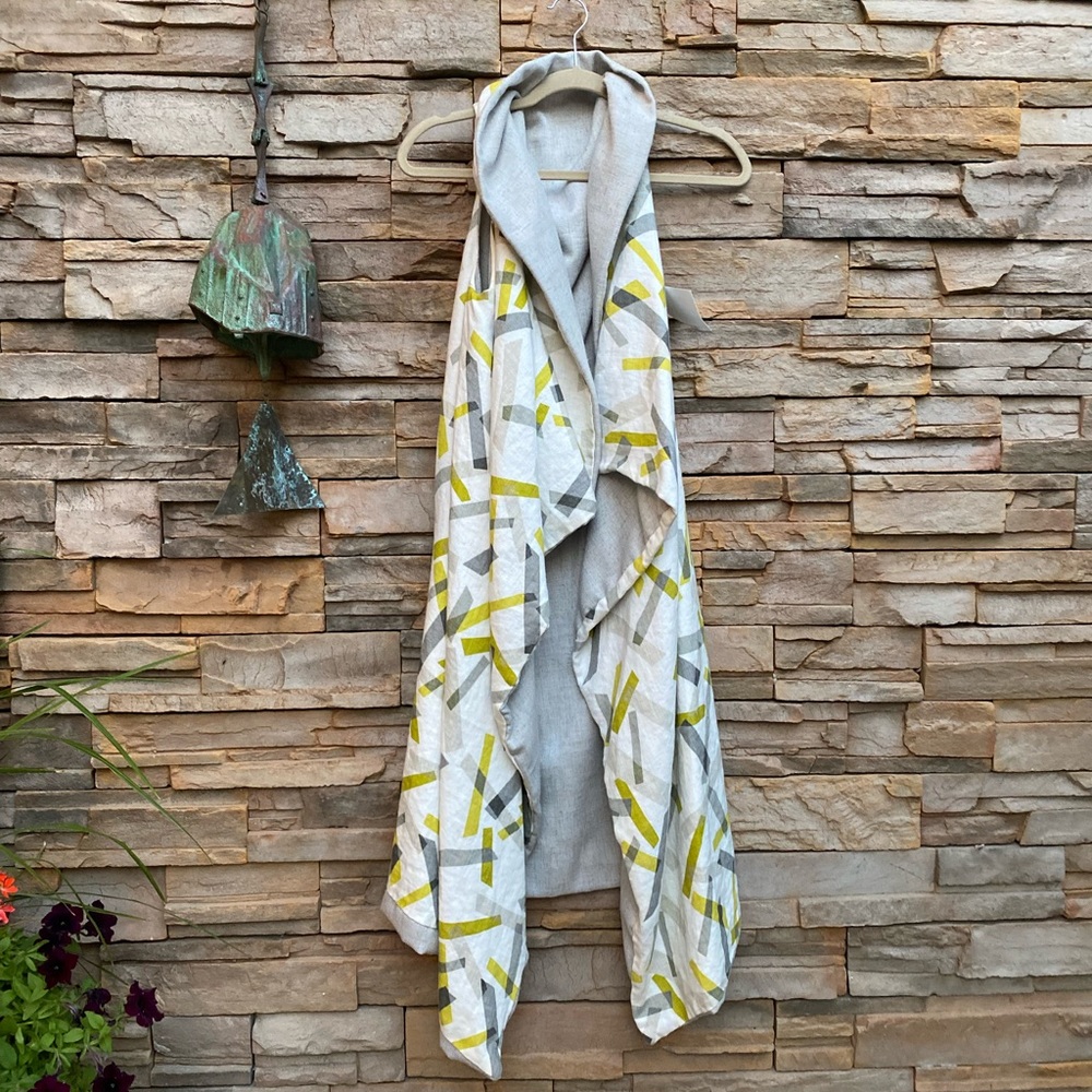 OOAK Linen Vest